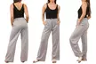 Plain and Seam Front Wide Leg Trousers - Image 7