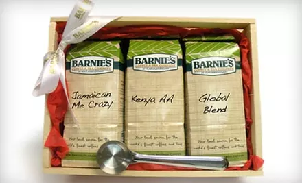 $41 for 3 Pounds of Premium Coffee and Stainless-Steel Scoop from Barnie's Coffee & Tea Company ($82 Value) - Primary Image