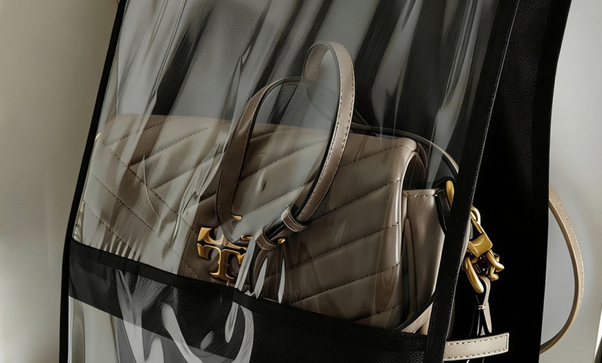 Image 5: 1 oder 2x Hängender Schrankorganizer für Taschen und Accessoires