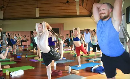 $39 for 10 Yoga Classes at Moksha Yoga in Dartmouth ($140 Value) - Primary Image