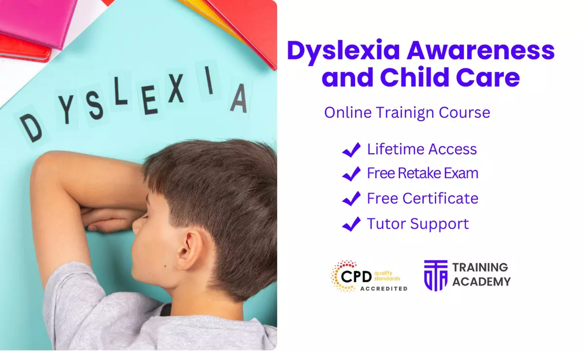 Get Dyslexia Awareness & Child Care or Access To 2000+ Online Courses (Up to 38% Off) - Online Training Academy - Primary Image