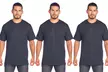 3 Pack - Men's Big & Tall Crewneck 100% Cotton Tee (2XL - 5XL) - Second Medium