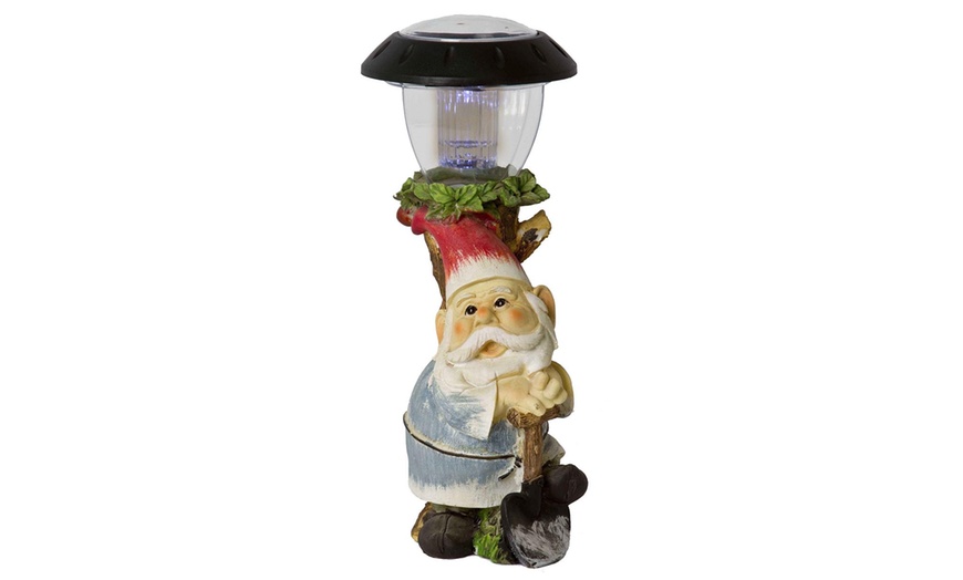 Image 6: Solar Garden Gnome Lights