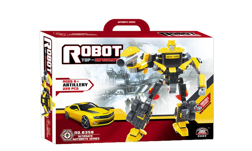 Image 17: Robots Building Blocks Set