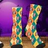 Image 6: Personalisierbare Socken mit eigenem Foto im Halloween-Design