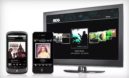 $15 for a Three-Month Subscription to MOG Music (Up to $29.97 Value) - Primary Image