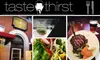 $15 for $31 Worth of Sips and Savories at Taste and Thirst