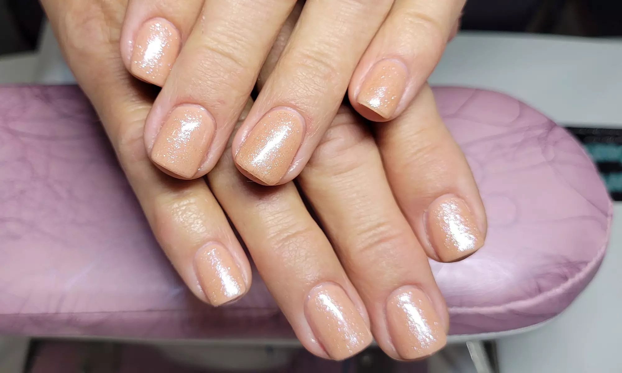 Gel Mani, Exfoliating Gel Pedi, or Hard Gel Enhancements