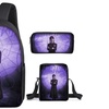 Image 9: 3-Piece Wednesday Adams-Inspired Backpack Set 
