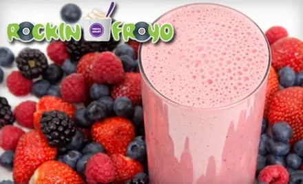 $5 for $10 Worth of Frozen Yogurt, Milkshakes, and Smoothies at Rockin Froyo - Primary Image