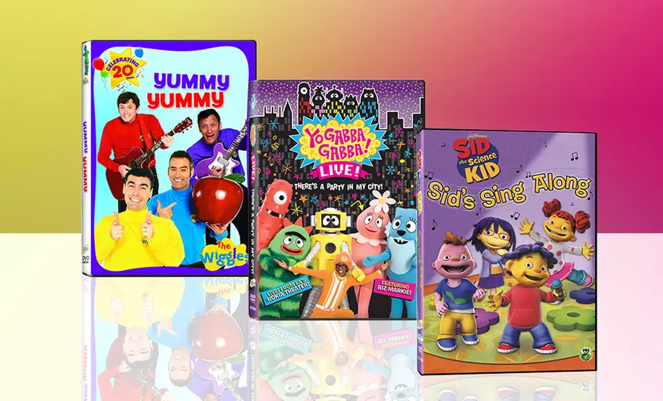 Kids' Sing-Along 3-DVD Bundle. Free Returns. - Primary Image