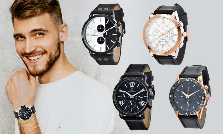 Image 1: Reloj de acero inoxidable con movimiento de cuarzo, de SC Crystal