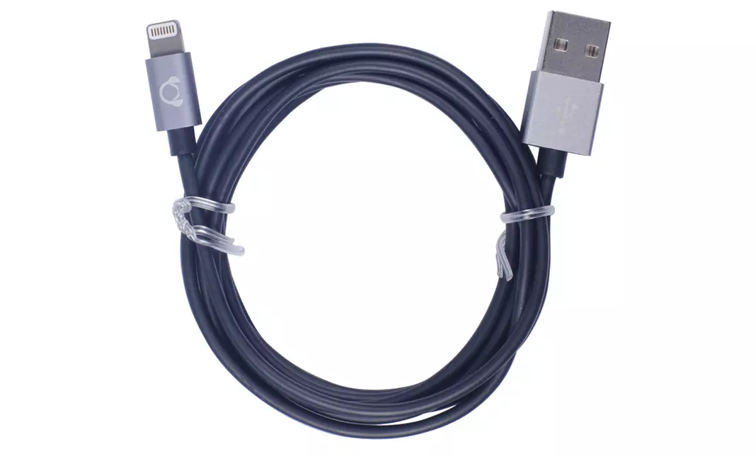 Gear Beast Apple-Certified 6ft. Lightning-to-USB Sync-and-Charge Cable with Aluminum Tips - Second Medium