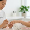 Image 1: Pamper Yourself with Classic/ Gelish Manicure and Pedicure