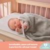 Image 8: 2 Pack Silentnight Safe Nights Cellular Baby Blanket - 100% Cotton, Breathable 