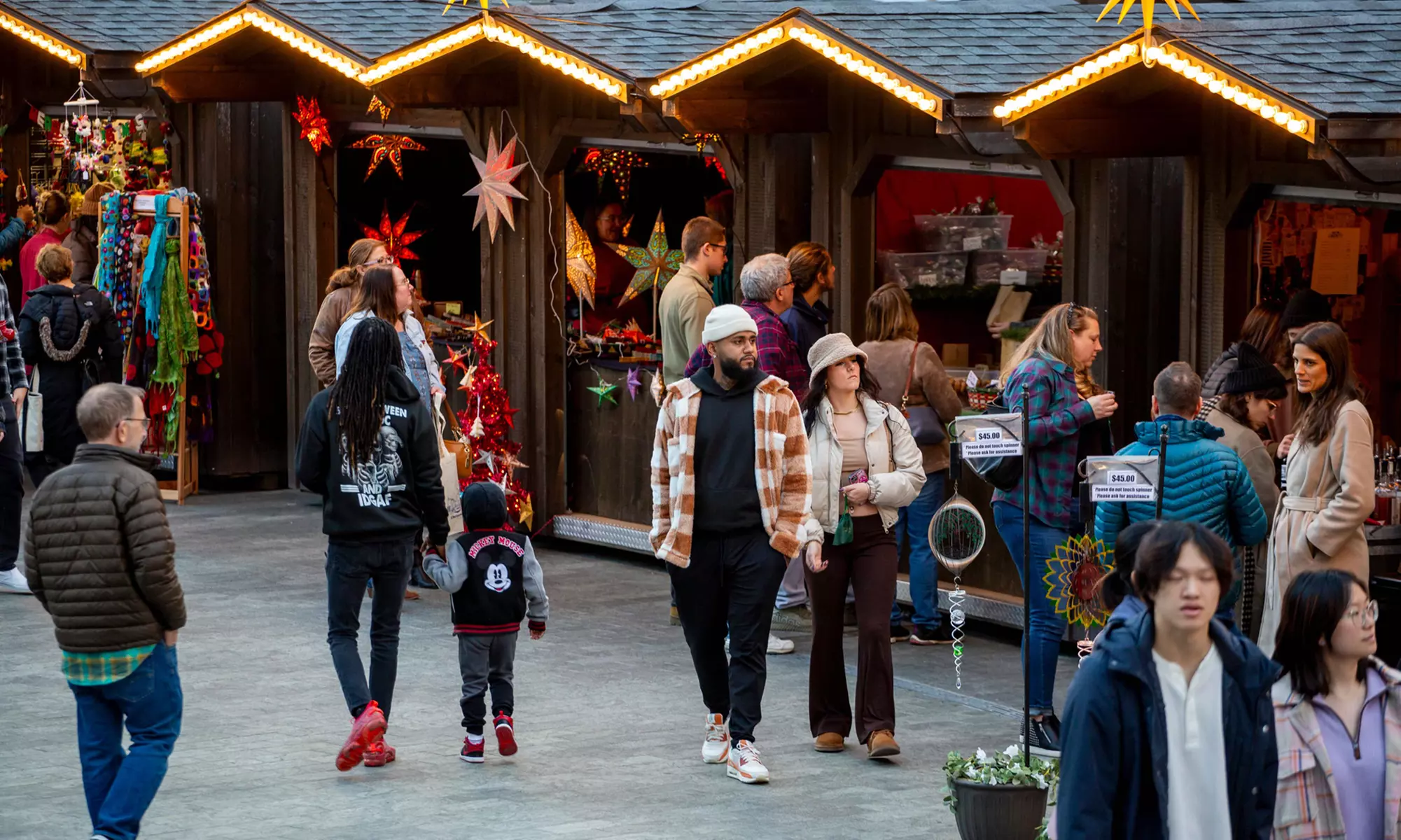 Food Festival at Christmas Village in Philadelphia