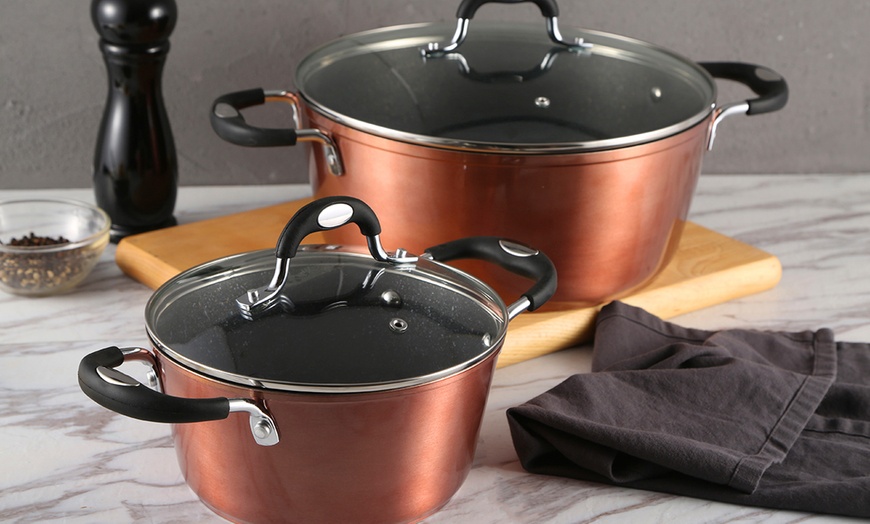 Image 3: Bergner Six-Piece Cookware Set