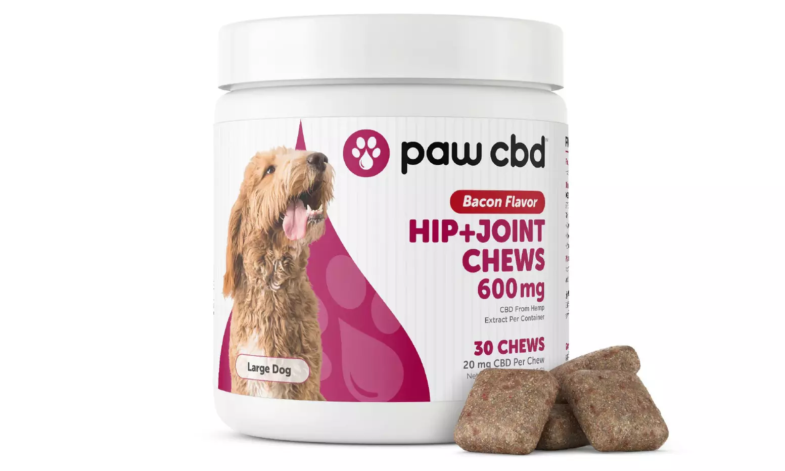CBD Hip & Joint Dog Soft Chews For Enhanced Mobility 600MG from cbdMD