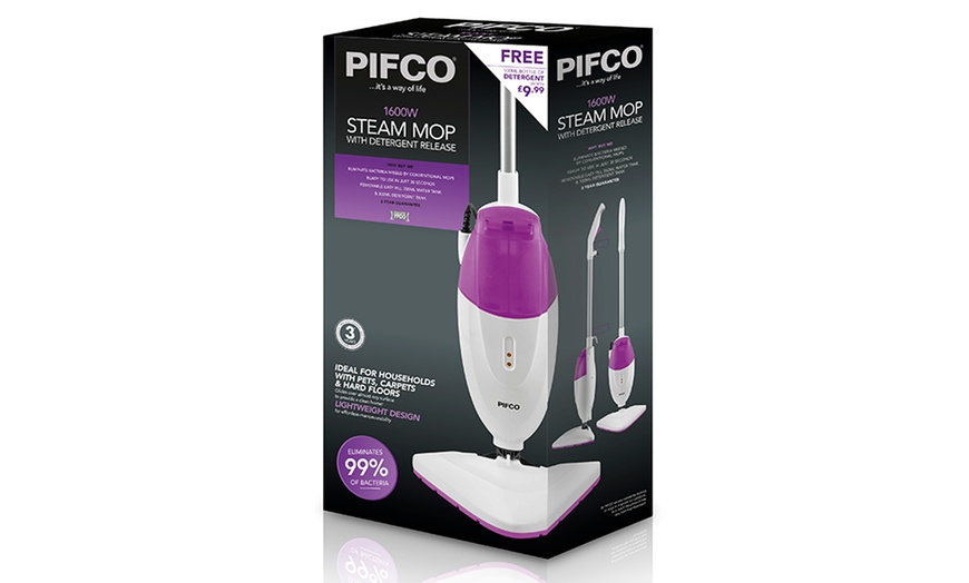 Image 2: Pifco Steam Mop With Detergent