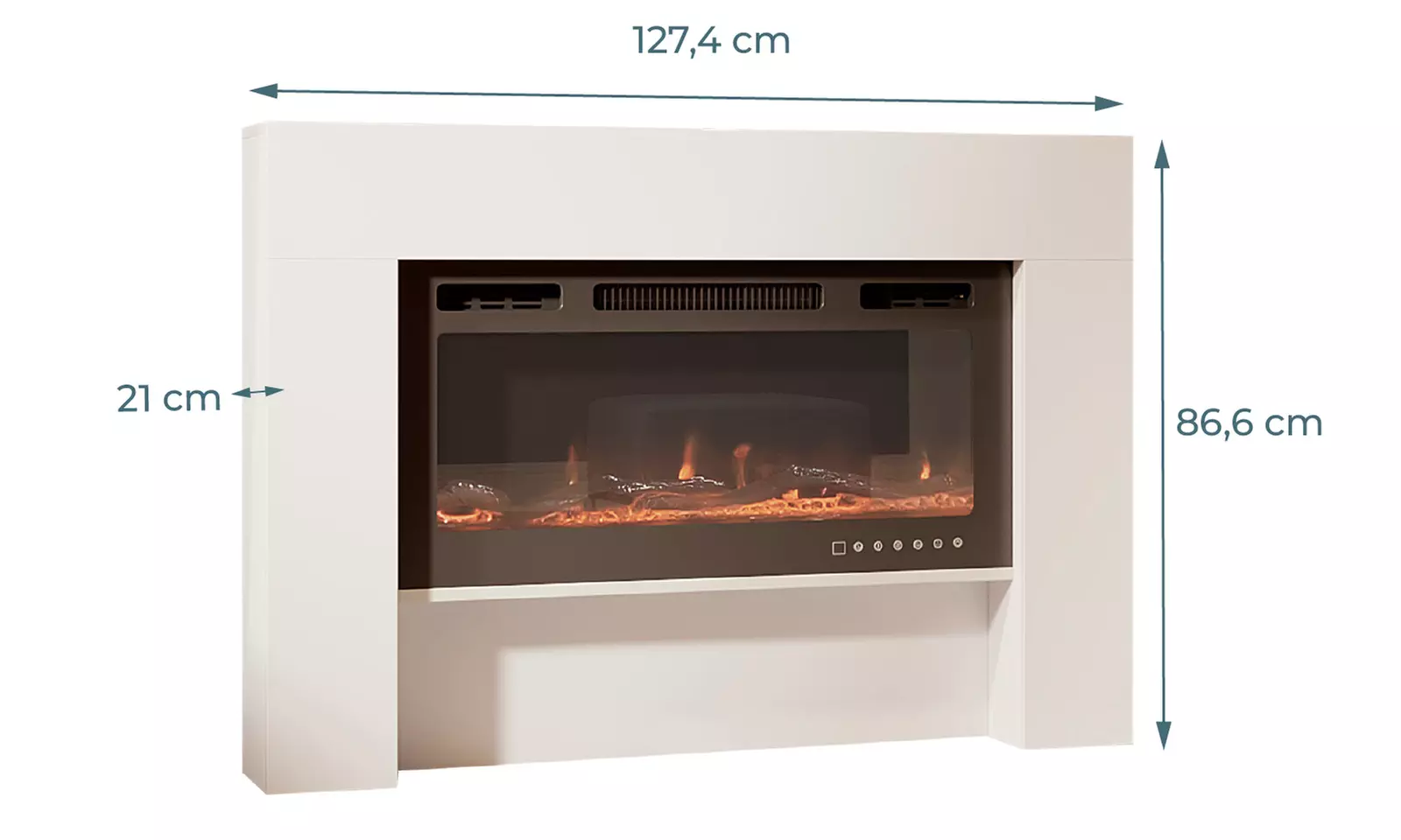 Elektrischer Wandkamin Candela