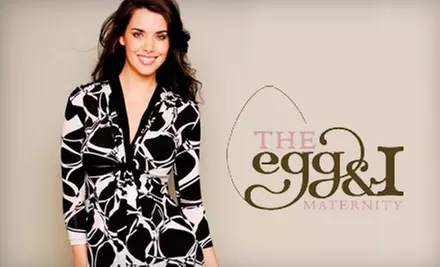 $25 for $50 Worth of Trendy Maternity Clothing at The Egg and I Maternity - Primary Image