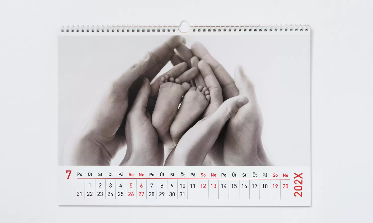 Personalisierbarer Wandkalender A4, Wandkalender A3 oder Tischkalender