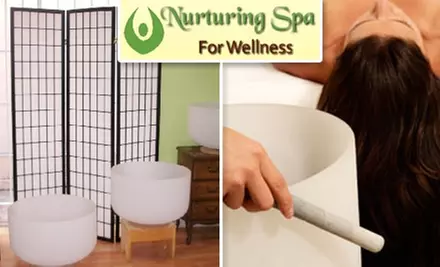 $35 for a One-Hour Singing-Bowl Therapy Session at Nurturing Spa for Wellness ($100 Value) - Primary Image