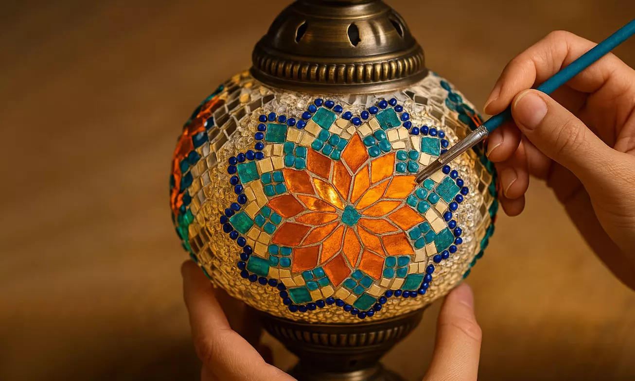 BYOB Turkish Lamp Mosaic, Glass Fusion, or Mosaic Creations Class