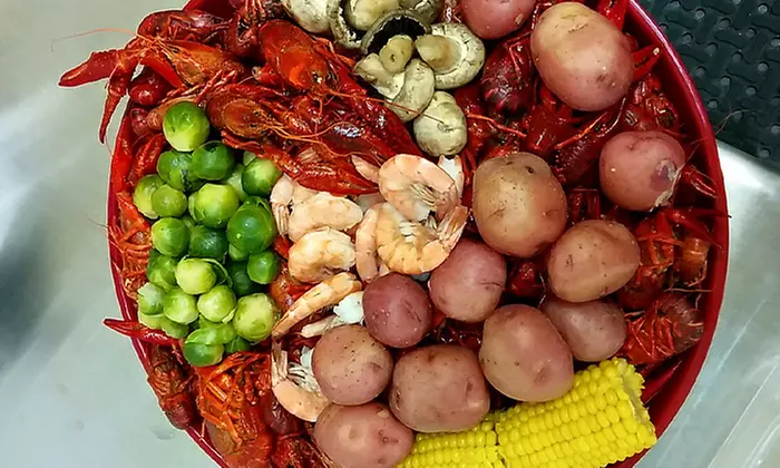 Crawfish, Appetizers, and Drinks for Two or Four at Comal Crawfish Company (Up to 42% Off)  - Primary Image