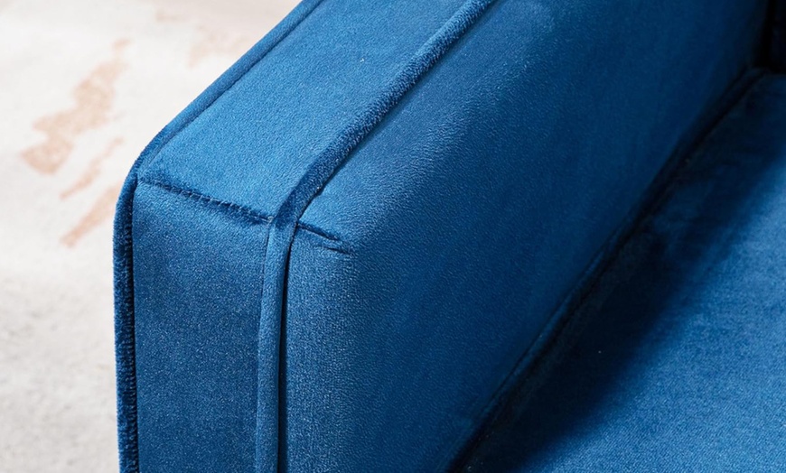 Image 12: HomCom Three Seater Sofa-Bed