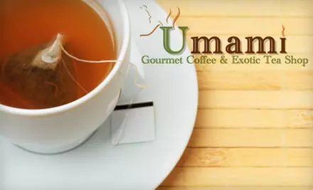 $12 for $25 Worth of Café Fare and Beverages at Umami Gourmet Coffee & Exotic Tea - Primary Image