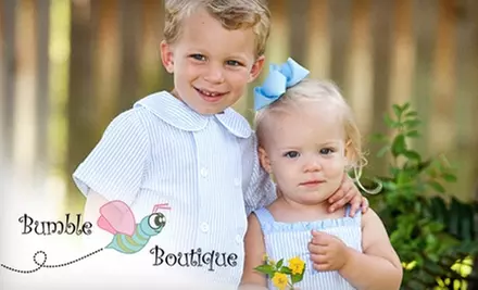 $15 for $30 Worth of Children's Apparel at Bumble Boutique - Primary Image