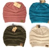 Image 1: Cheveux Corp. Women's Solid Classic CC Beanie