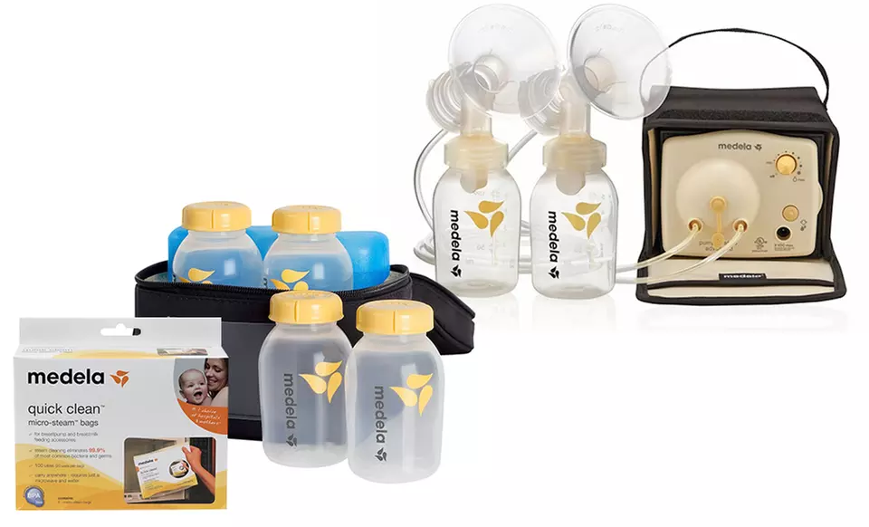 Pump In Style Breast Pump Set with Cooler Bag and Steam Bag - Primary Image