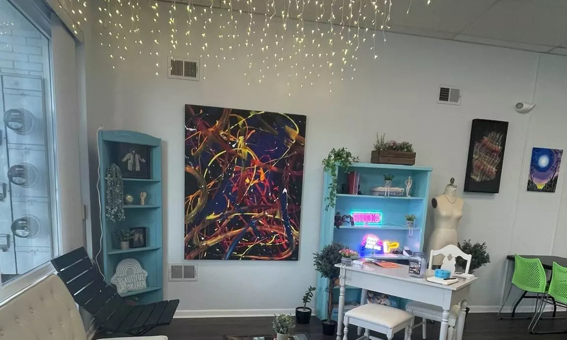 Unwind with a Paint & Sip – For Singles, Duos, or Trios (Up to 30% Off) at the STUDIO - Second Medium