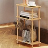 Image 1: HOMCOM 3-Tier Slim End Table