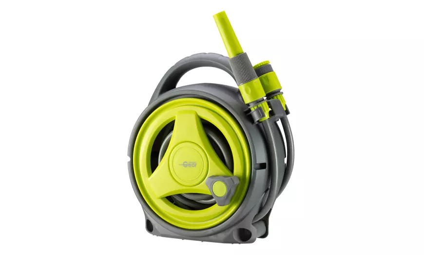 Image 3: Mini-haspel met tuinslang
