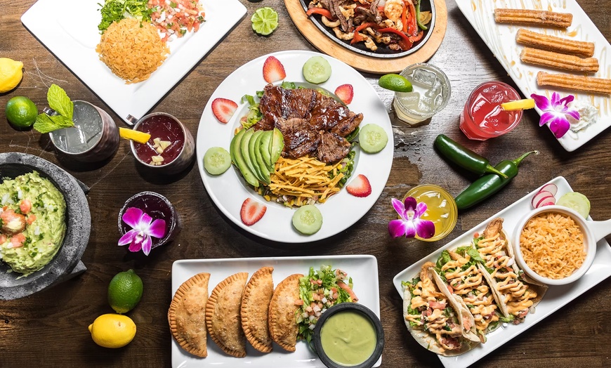 Image 1: Delight with Mexican Dinner or Lunch for Two or Four People