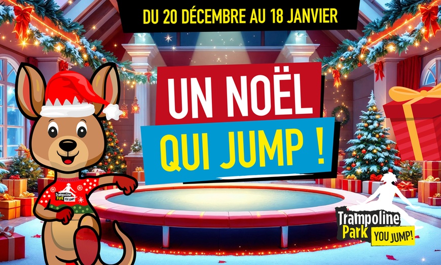 Image 1: Bouffée d'adrénaline à You Jump : 1h de saut ou accès illimité