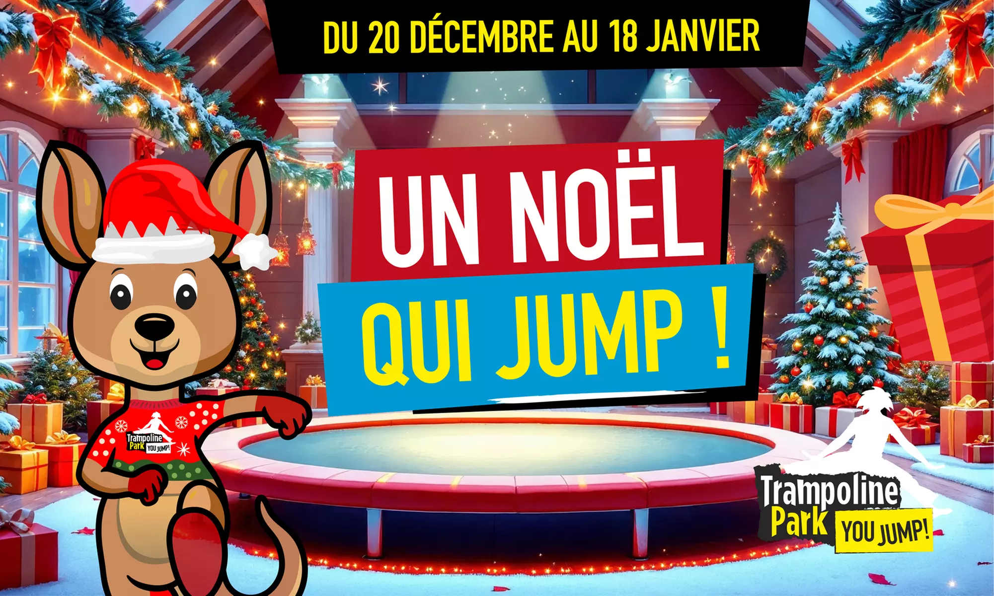 Bouffée d'adrénaline à You Jump : 1h de saut en famille ou accès illimité (jusqu'à 35% de remise) - Primary Image