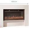 Image 3: Mueble con chimenea eléctrica blanco Candela