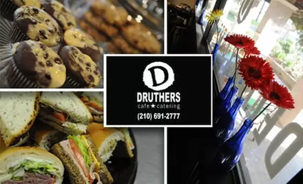 $10 for $25 Worth of Salads, Sandwiches, and More at Druthers Cafe & Catering - Primary Image