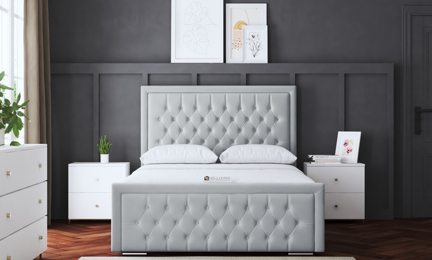 Image 25: DS Living Allegra Upholstered Bed