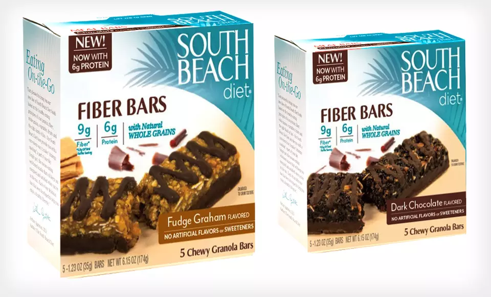 $19 for 40 South Beach Diet Bars ($27.92 List Price). Two Flavors Available. Free Shipping. - Second Medium