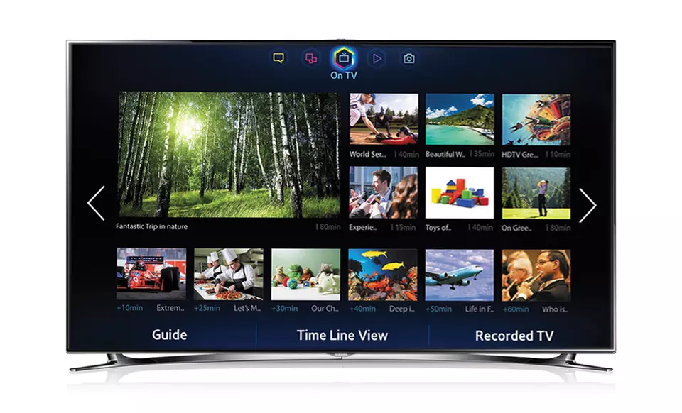 Samsung 60" 1080p 3D 240Hz LED Smart HDTV (UN60F8000BFXZA) - Primary Image