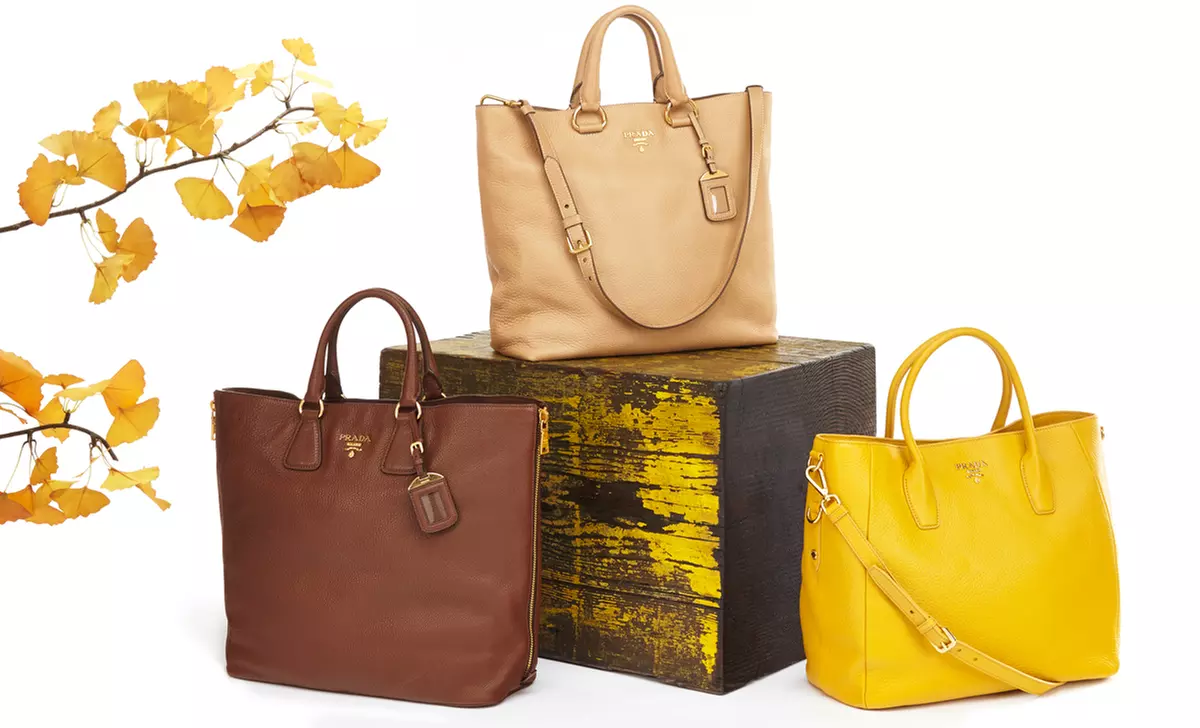 Prada Tote Bags. Assorted Styles and Colors. - Primary Image