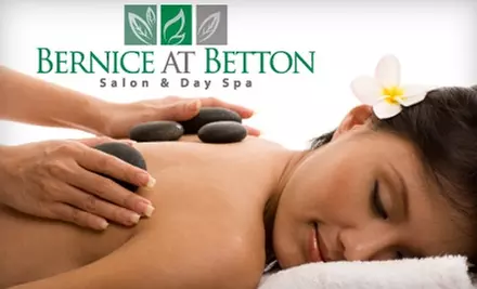 $35 for a 75-Minute Aveda Hot-Stone Massage ($75 Value) or a One-Hour Aveda Tourmaline Facial ($70 Value) at Bernice at Betton Salon & Day Spa - Primary Image