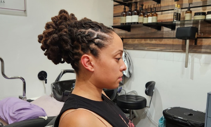 Image 10: Experience  Full Scalp Care Experience at Serenity Locs & Curls