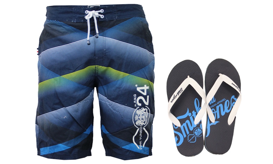 Image 5: Swim Shorts & Flip Flops Sets