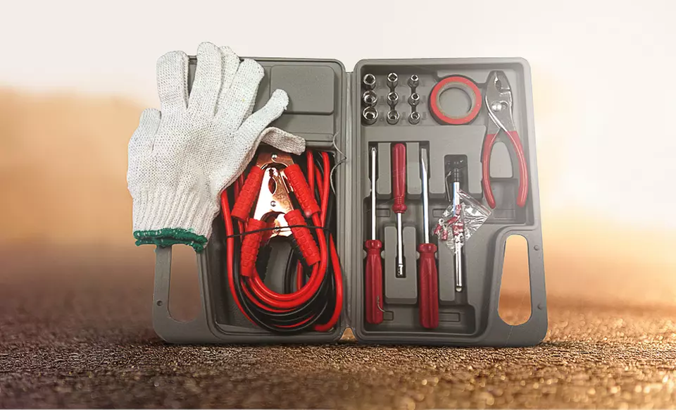 31-Piece Roadside Emergency Kit - Primary Image